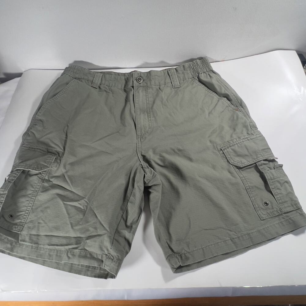 Red Head Brand Cargo Men's Shorts Size 38 Lot of 2 Brown & Olive Multi Pockets